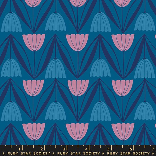 Endpaper Blue Raspberry RS6043 16 Ruby Star1 - Boho Fabrics - Quilting Cotton, Woven