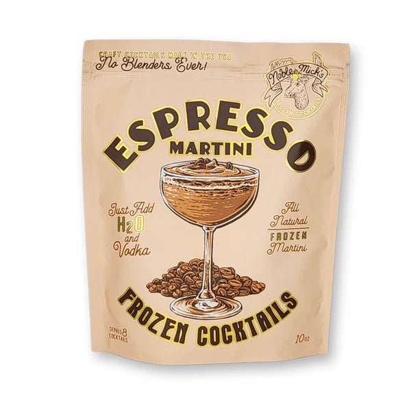 Espresso Martini, Noble Mick's Frozen Cocktail Drink Mix - Boho Fabrics - Holiday Gifts