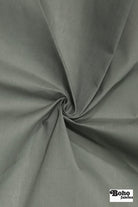 Etch Gray, Deadstock Cotton Canvas Woven Fabric - Boho Fabrics - Canvas Fabric