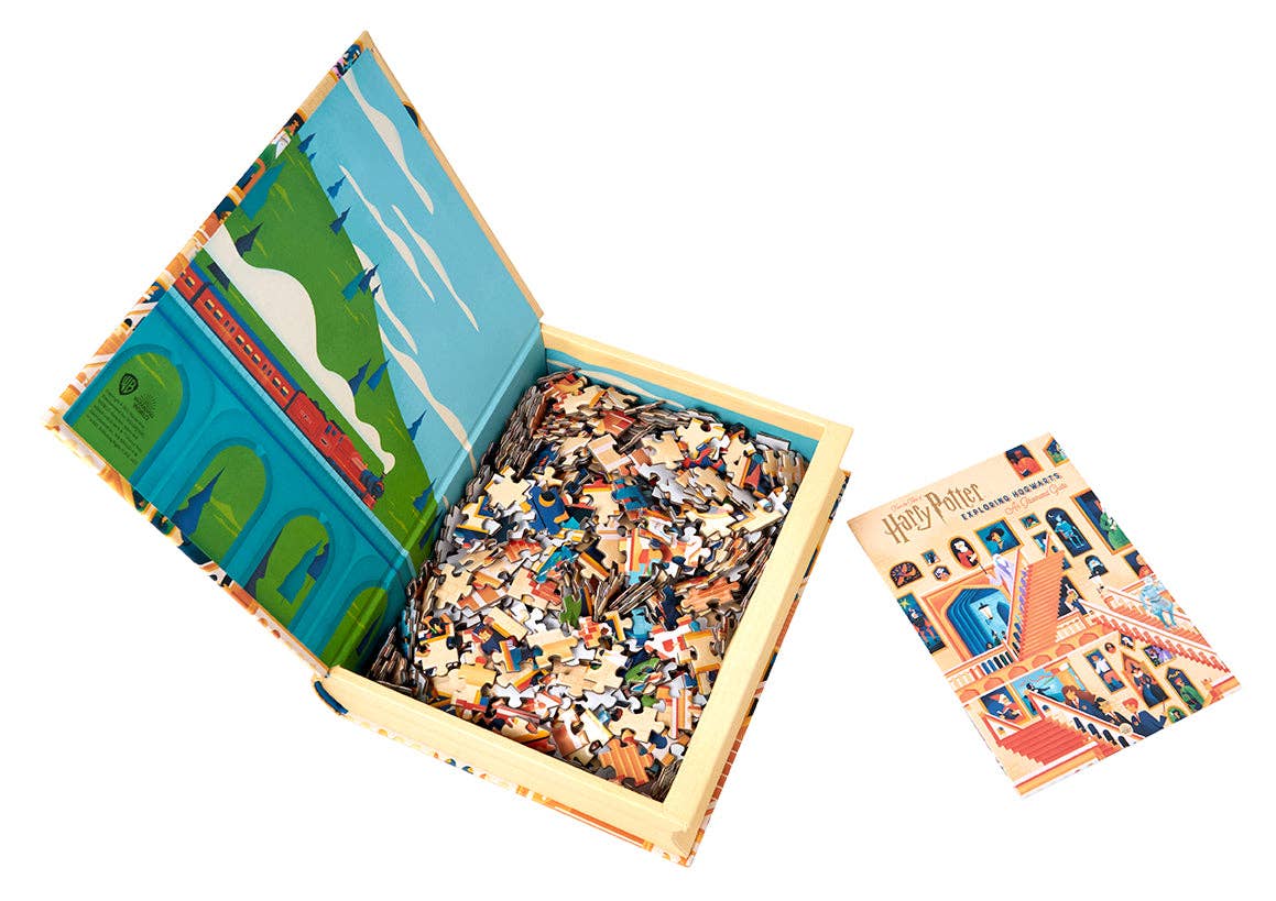Exploring Hogwarts Puzzle and Book Set - Boho Fabrics - 