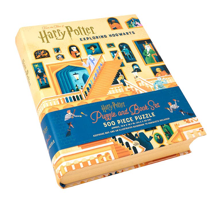 Exploring Hogwarts Puzzle and Book Set - Boho Fabrics - 