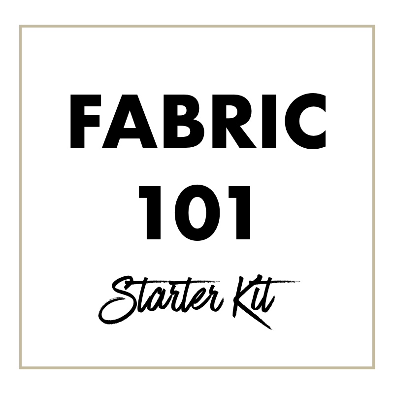 Fabric 101 Starter Kit, Learn Your Textiles! Knit Fabric #1 Edition - Boho Fabrics - Fabric Bundles