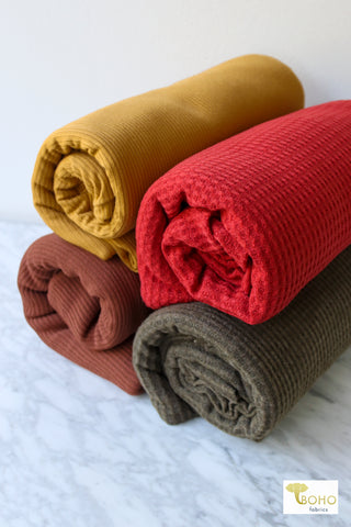 09/27/2023 Fabric Happy Hour! Falling Leaves, Rib/Waffle Knit Bundle.  Ready to Ship!