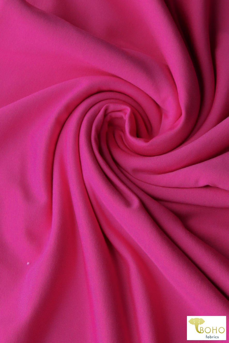 Fandango Pink, One-Sided Brushed Athletic Knit. ATH-121 - Boho Fabrics