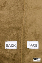 Fawn Brown Heather, High Loft Fleece Fabric by Polartec. *2nds* - Boho Fabrics - Performance Fabrics