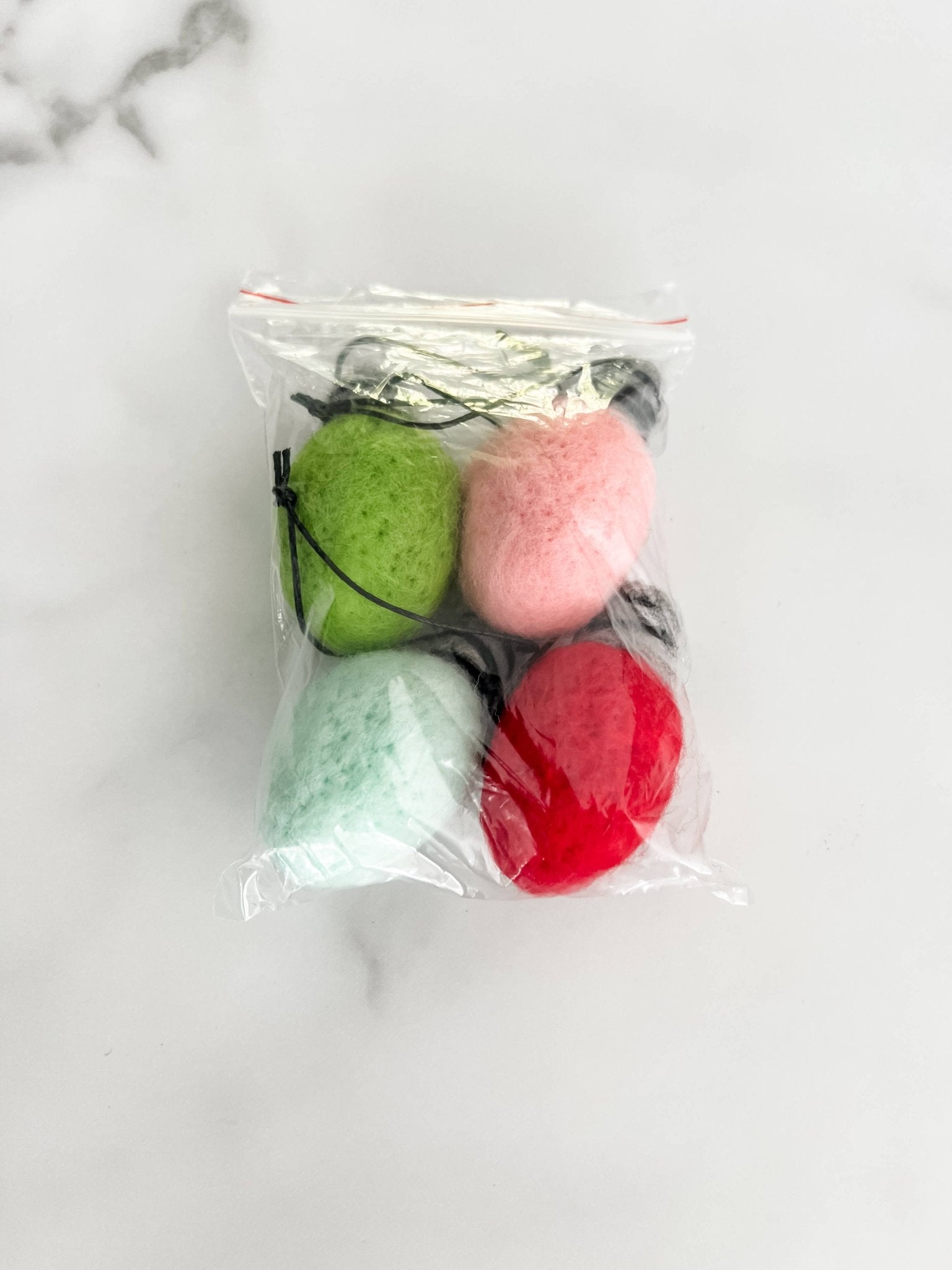 Felt Bulbs, Ornament - Boho Fabrics - 