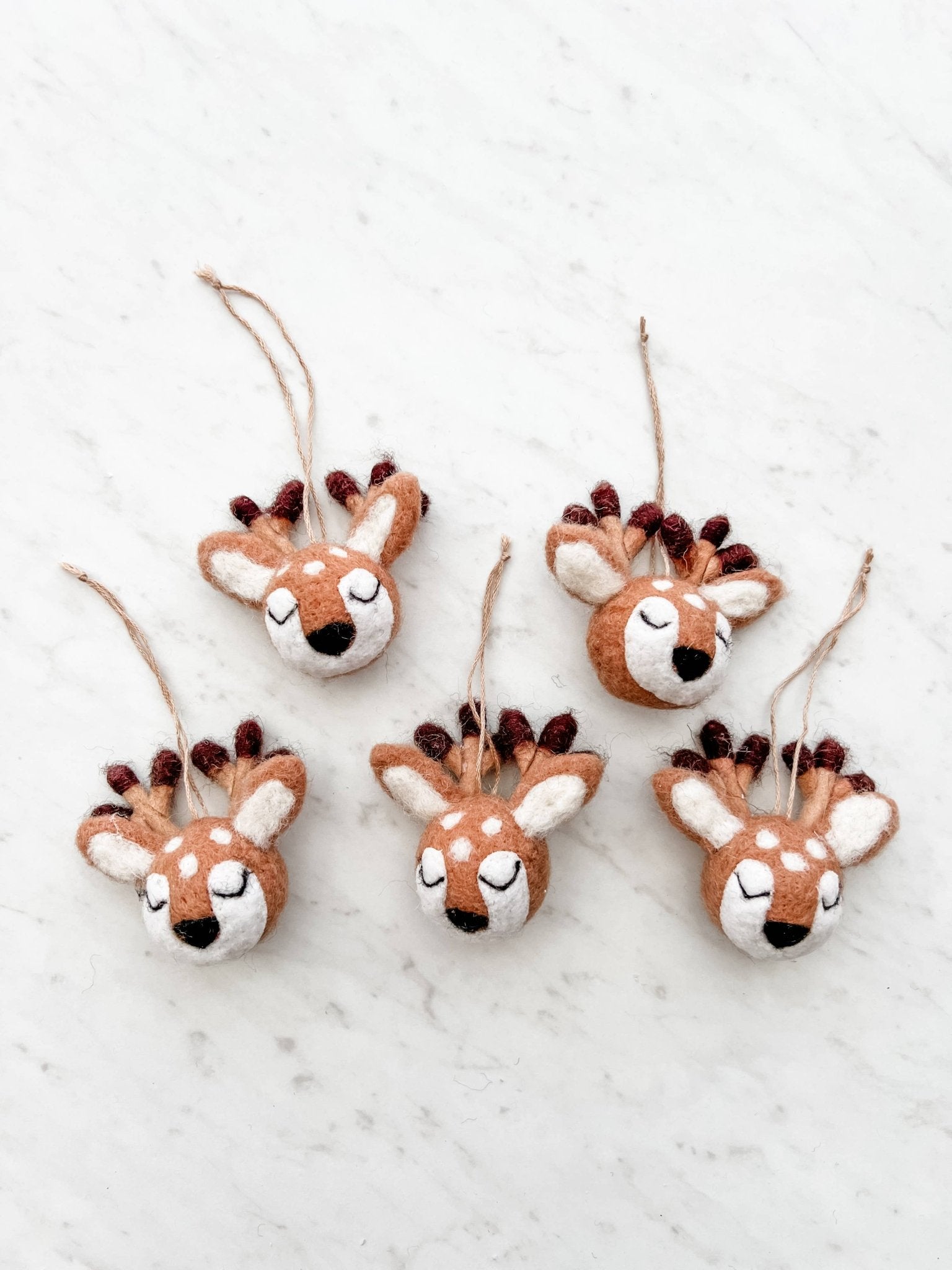 Felt Reindeer, Ornament - Boho Fabrics - 