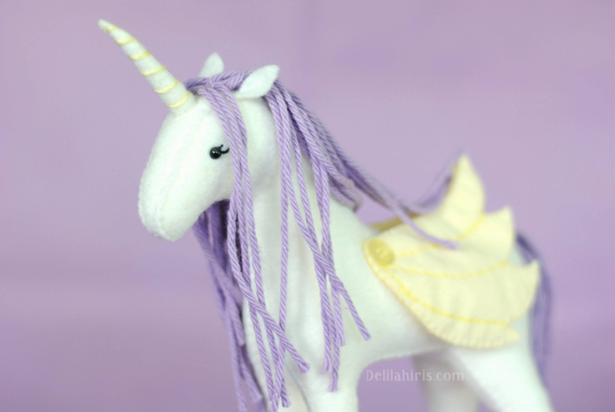 Felt Unicorn Sewing Pattern - Boho Fabrics - 