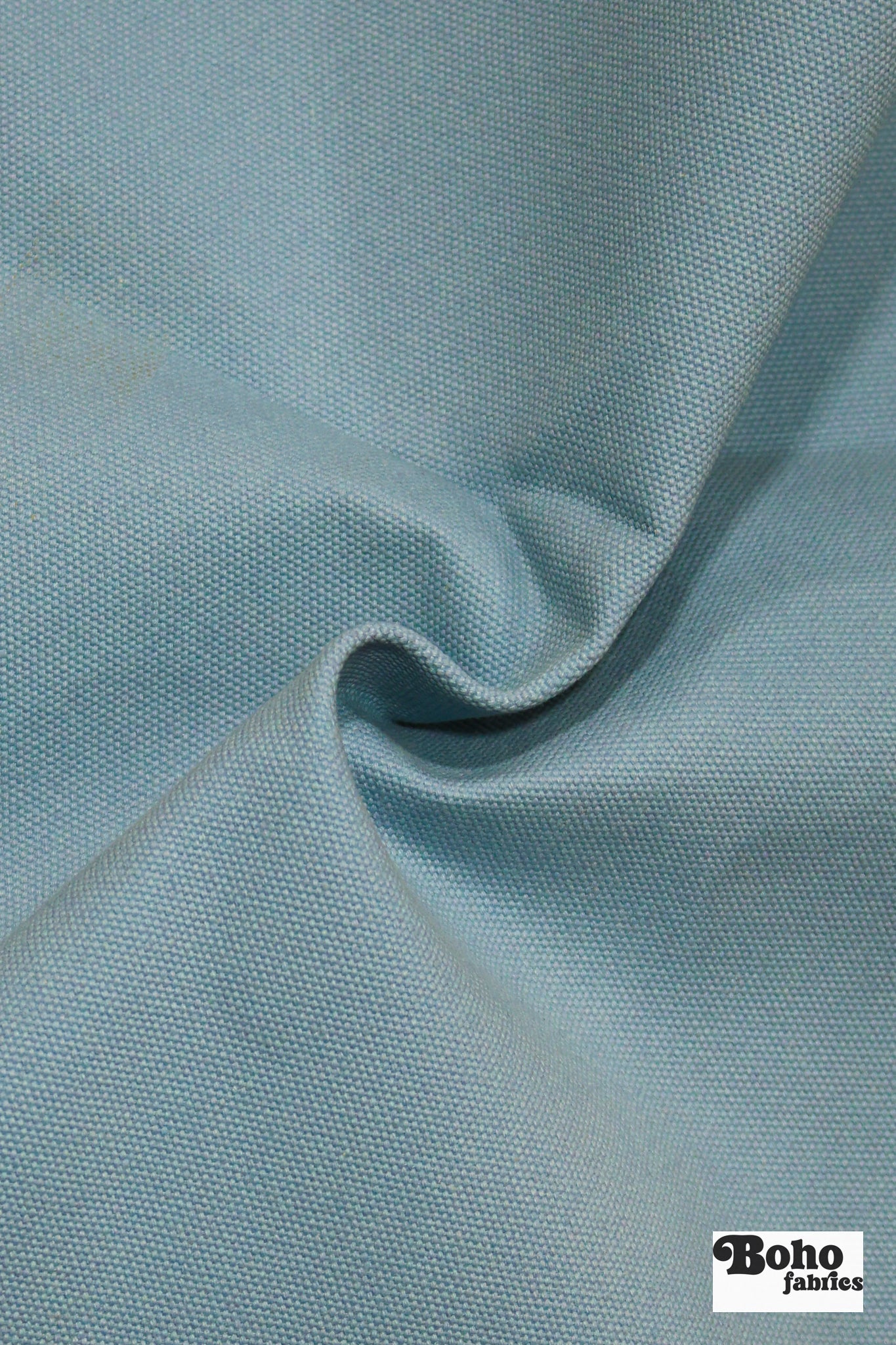 Festoon Aqua, Deadstock Cotton Duck Canvas Woven Fabric - Boho Fabrics - Canvas Fabric