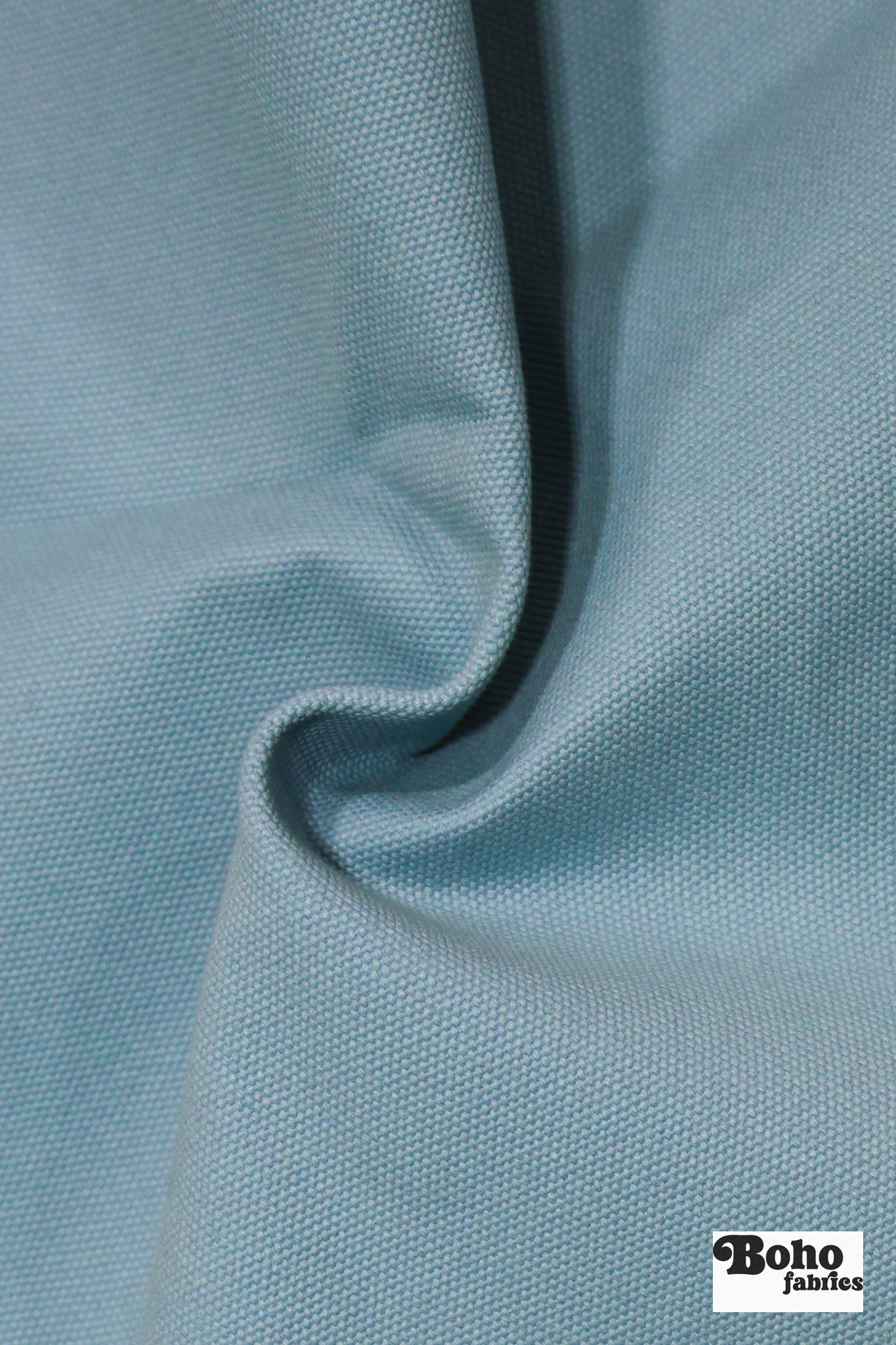 Festoon Aqua, Deadstock Cotton Duck Canvas Woven Fabric - Boho Fabrics - Canvas Fabric