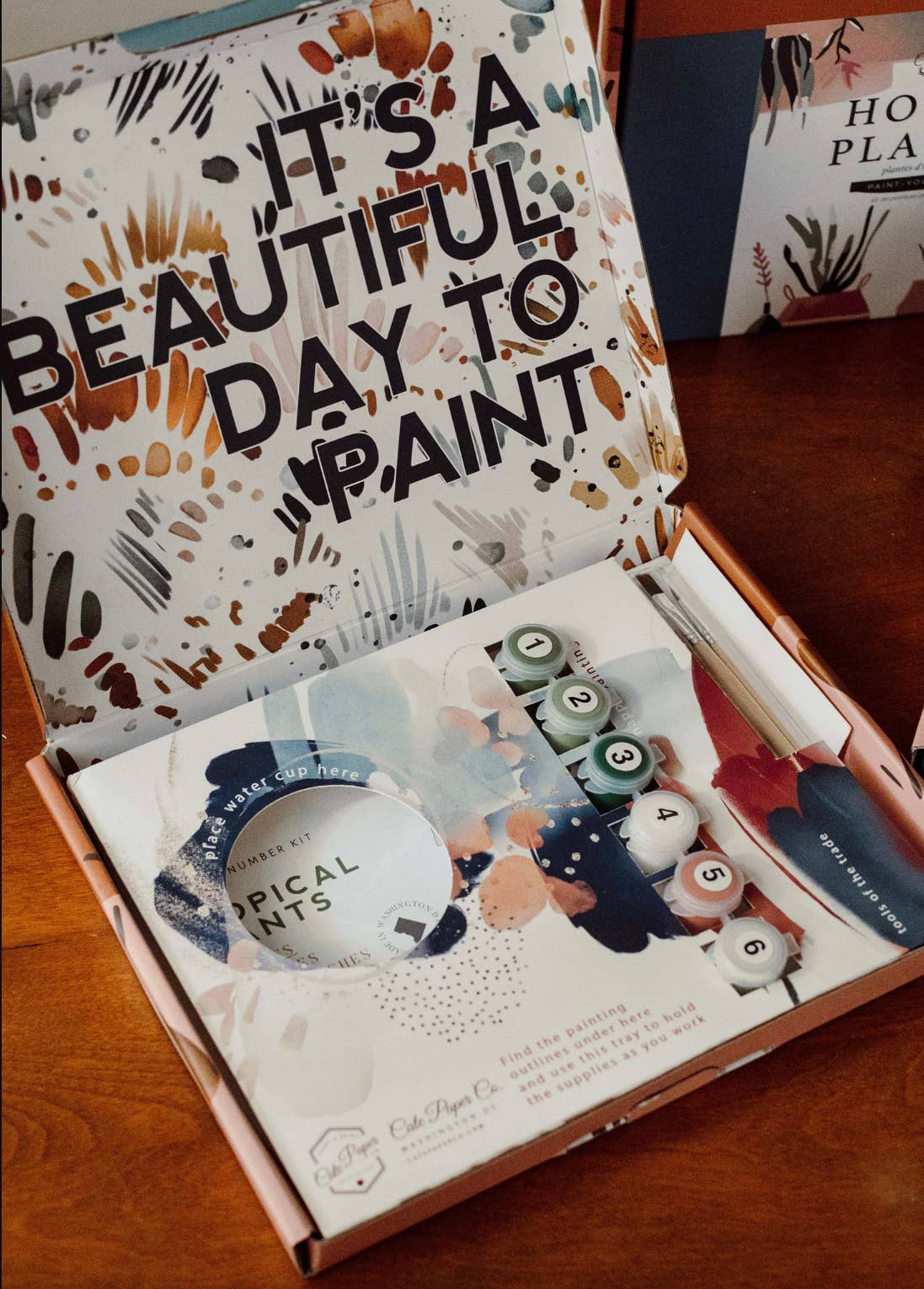 Field of Daisies Paint - By - Numbers kit - Boho Fabrics - Art & Craft Kits