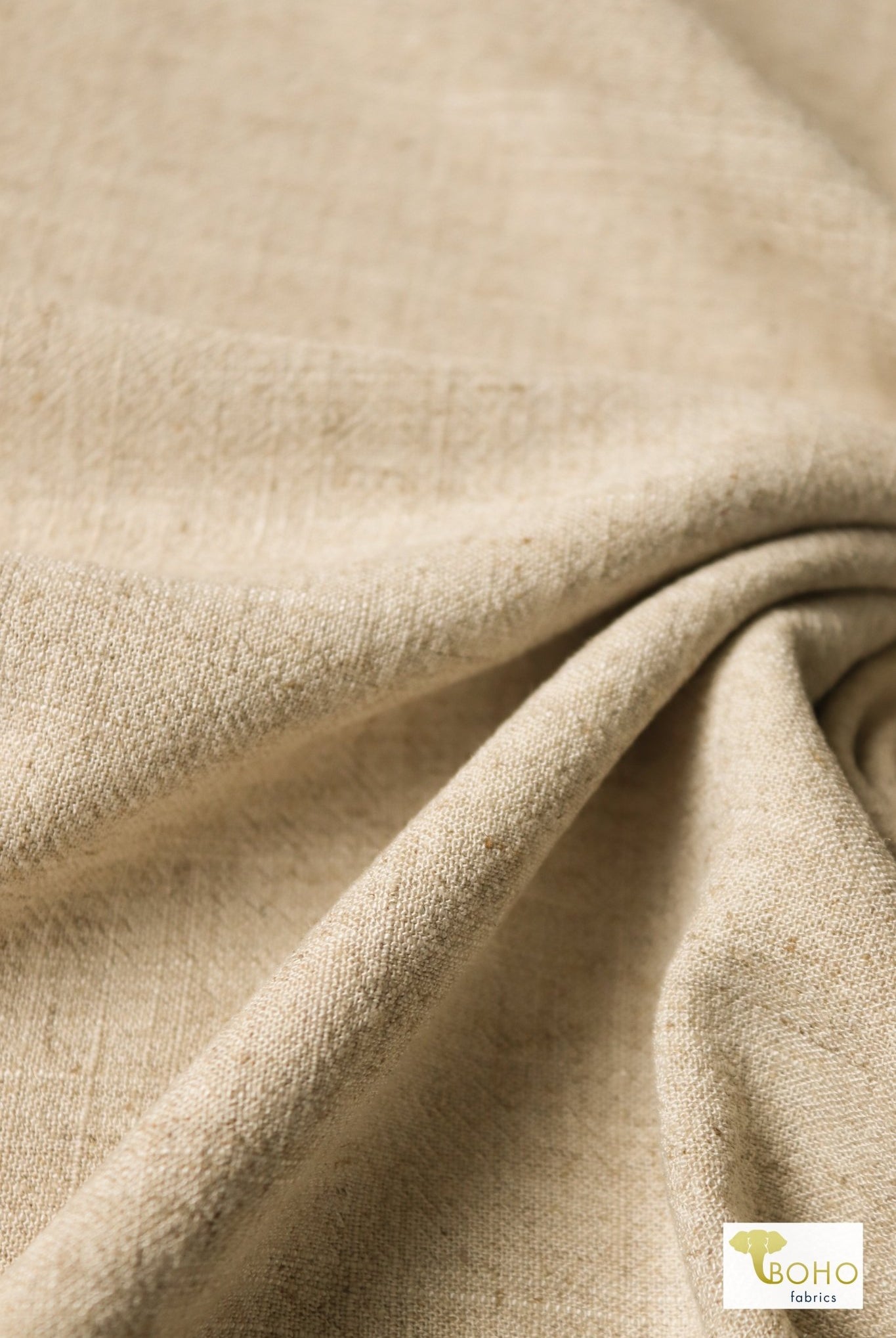 Flax Seed, Linen Woven - Boho Fabrics
