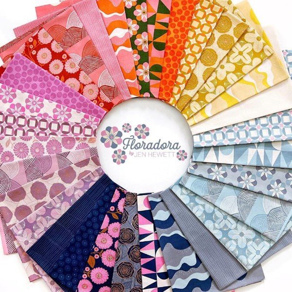 Floradora Butternut RS6026 11 Ruby Star1 - Boho Fabrics - Quilting Cotton, Woven