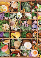 Flowers and Fungi Jigsaw Puzzle - Boho Fabrics - 