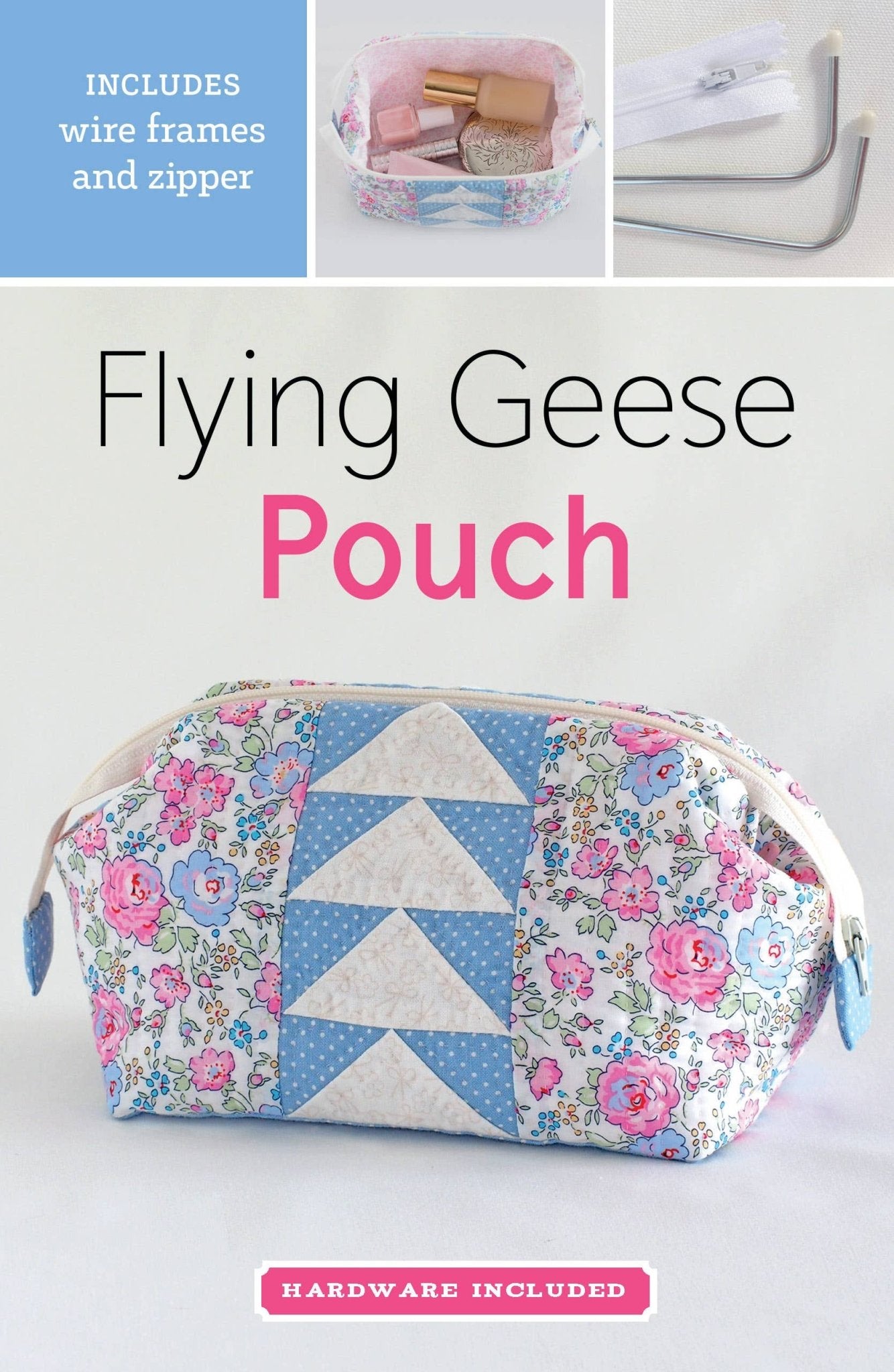 Flying Geese Pouch (ZW2576) - Boho Fabrics - Sewing Kits