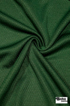 Forest Green, Flat Back Dimple, Athletic Mesh Fabric - Boho Fabrics - Athletic Knit Fabric