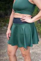 Forest Green, Flat Back Dimple, Athletic Mesh Fabric - Boho Fabrics - Athletic Knit Fabric