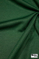 Forest Green, Flat Back Dimple, Athletic Mesh Fabric - Boho Fabrics - Athletic Knit Fabric