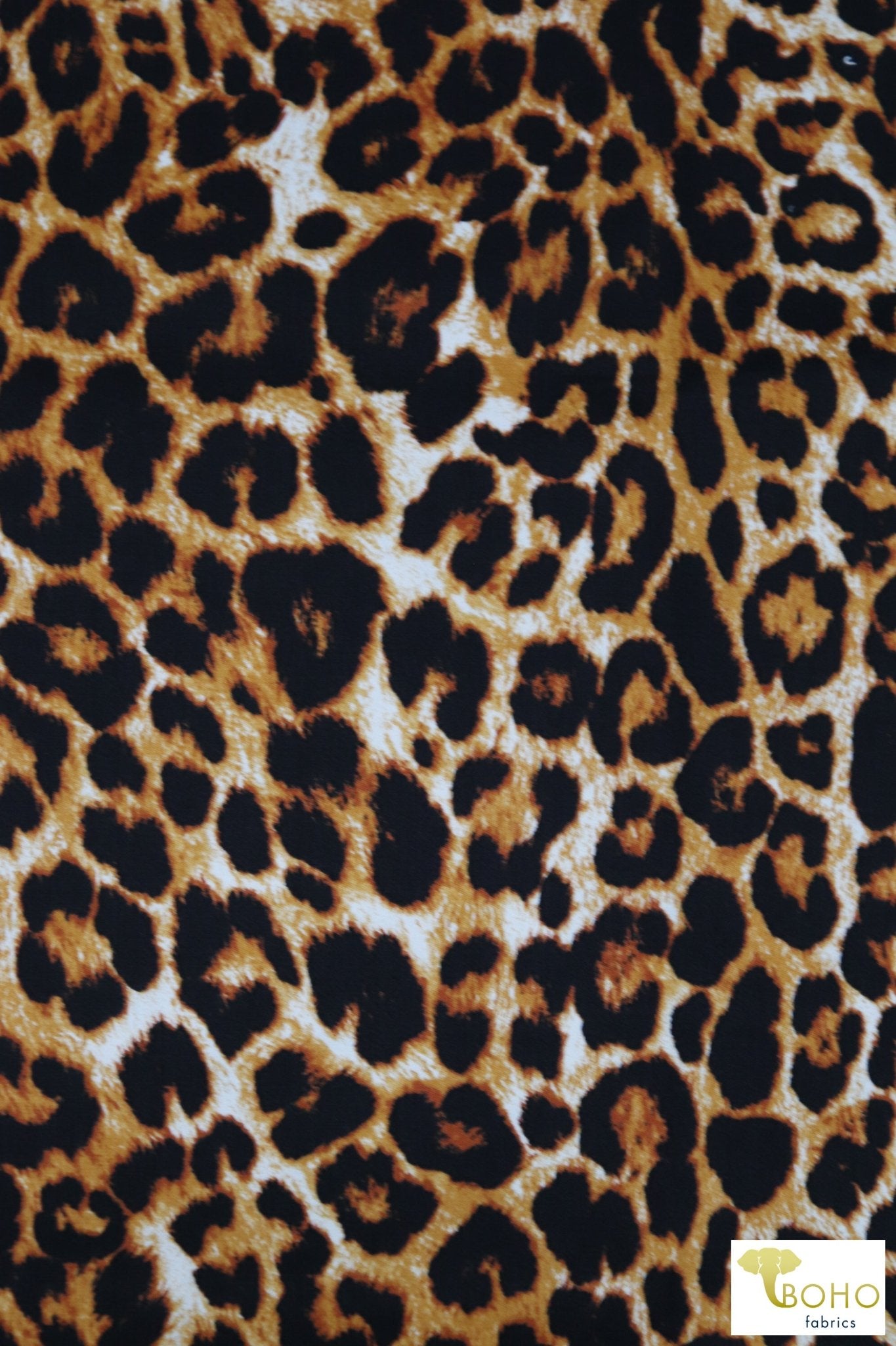 Francine Leopard, Cotton Woven Twill Fabric. WVP-208 - Boho Fabrics
