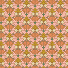 Franklin Lloyd Wright, Cloud 9 Organic Quilting Cotton Fabric – Coonley Tulip in Earth (227764) - Boho Fabrics - Quilting Cotton, Woven