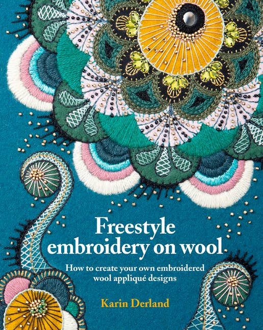 Freestyle Embroidery On Wool - Boho Fabrics - Books