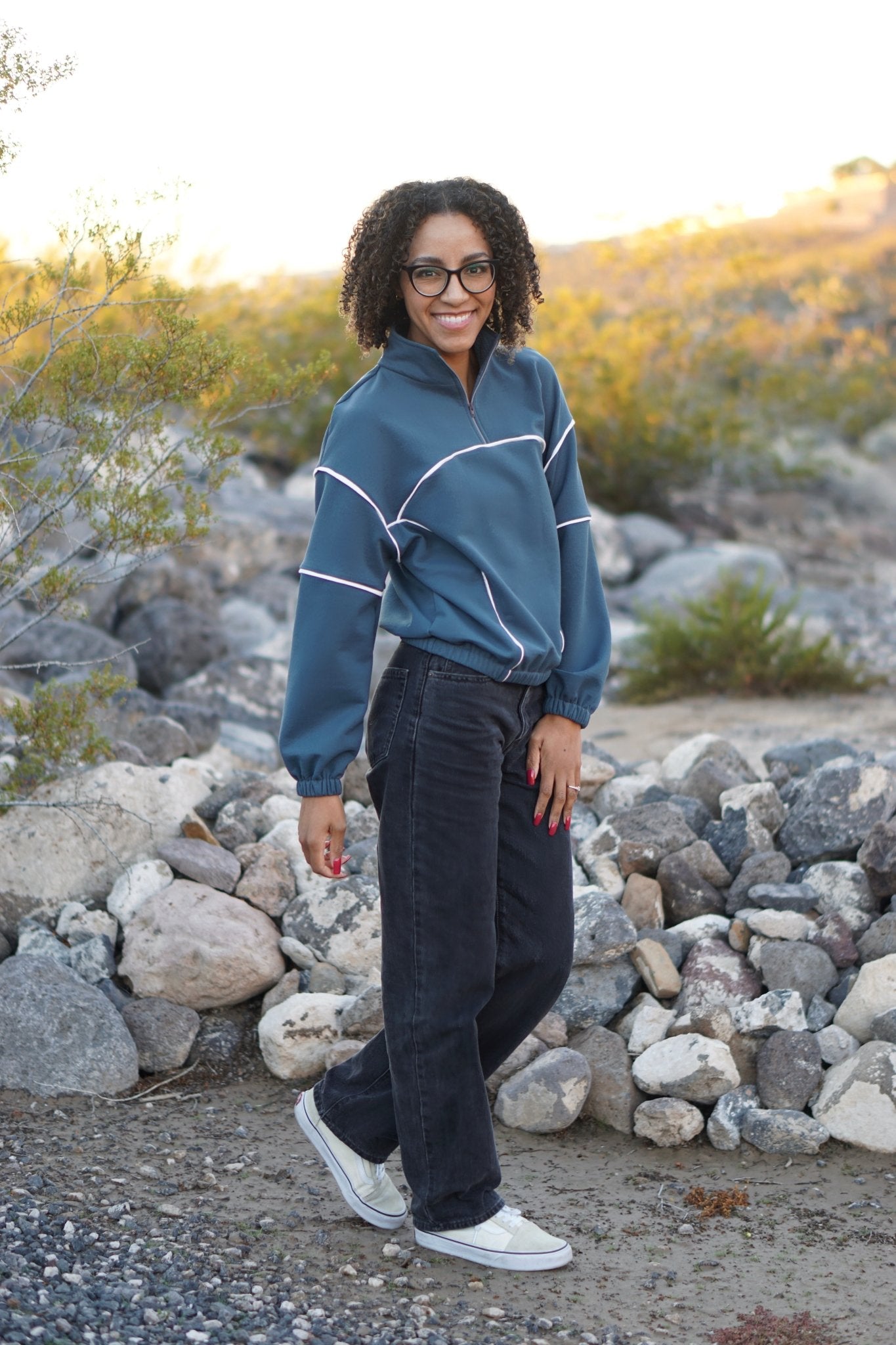 French Blue, Polartec Power Air. Insulating Eco - Friendly, Performance Knit Fabric - Boho Fabrics - Performance Fabrics