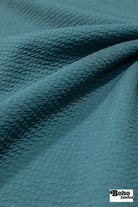 French Blue, Polartec Power Air. Insulating Eco - Friendly, Performance Knit Fabric - Boho Fabrics - Performance Fabrics