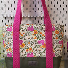 Fuchsia Pink Jacquard Webbing 1.5" Woven Strap - Boho Fabrics - Bag Making Supplies