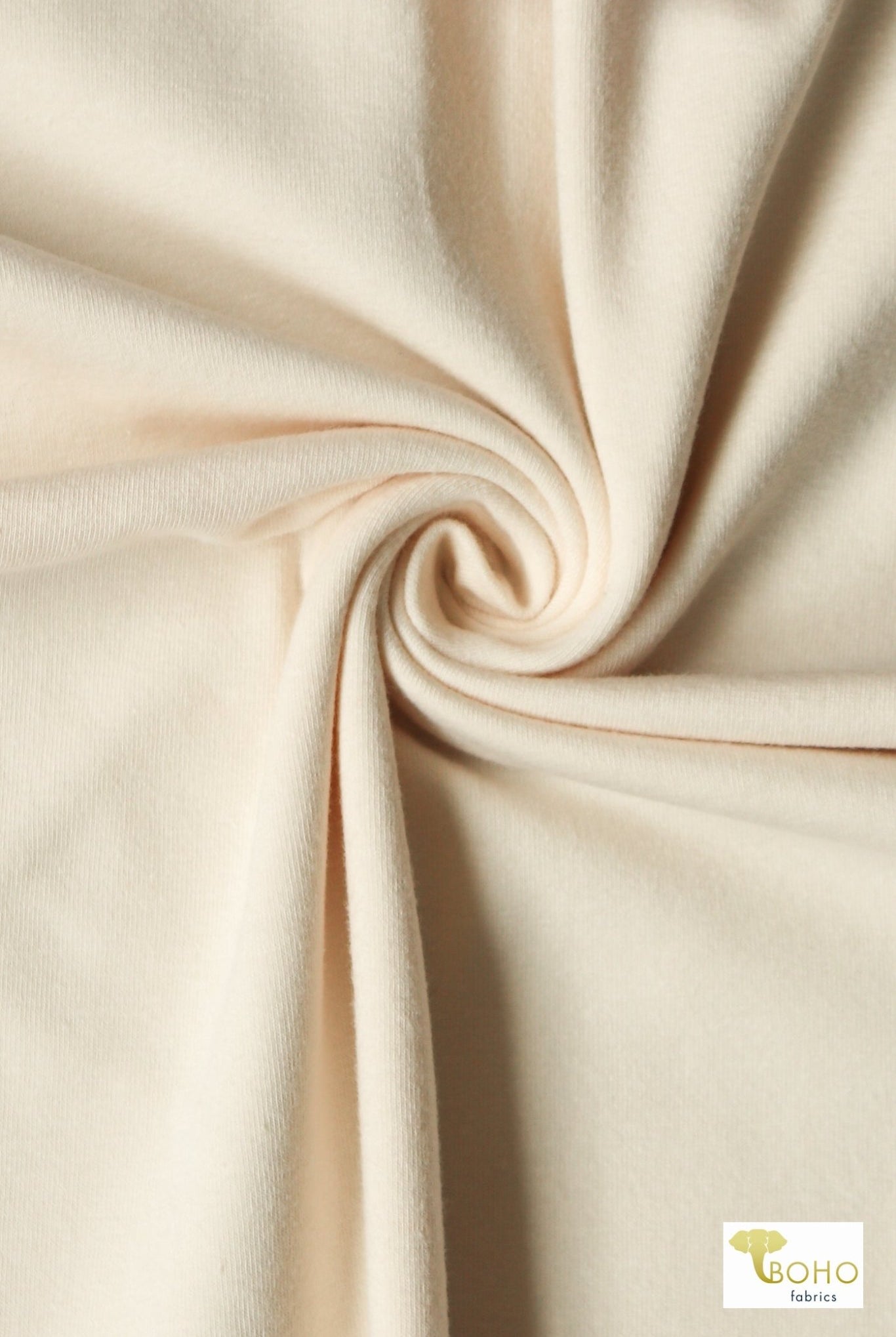 Gardenia, Cotton Spandex Knit, 10 oz. - Boho Fabrics