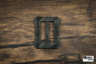 Gastby Tie – 1930s Art Deco Casein Belt & Scarf Slide Buckle | Black - Boho Fabrics - Buckles & Slides