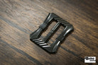 Gastby Tie – 1930s Art Deco Casein Belt & Scarf Slide Buckle | Black - Boho Fabrics - Buckles & Slides