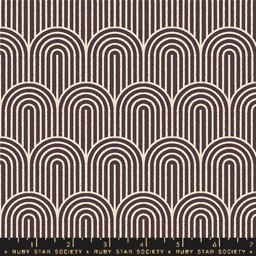 Geometry Canvas Eggplant RS5178 13L Ruby Star1 - Boho Fabrics - Canvas Fabric