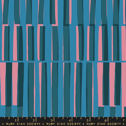 Geometry Chambray RS5170 14 Ruby Star1 - Boho Fabrics - Quilting Cotton, Woven