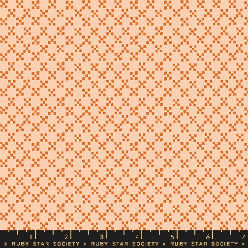 Geometry Creamsicle RS5172 11 Ruby Star1 - Boho Fabrics - Quilting Cotton, Woven