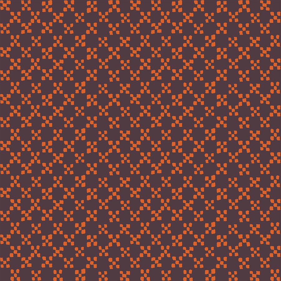 Geometry Eggplant RS5175 14 Ruby Star1 - Boho Fabrics - Quilting Cotton, Woven