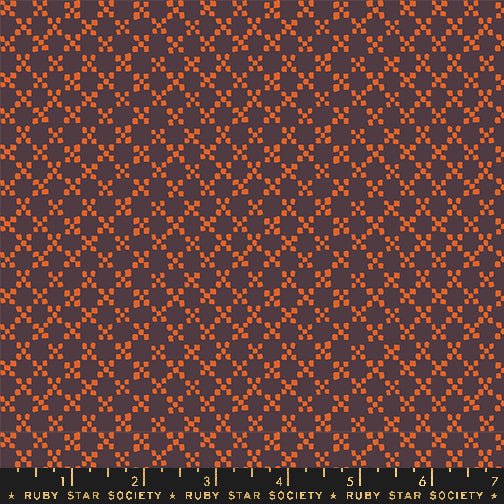 Geometry Eggplant RS5175 14 Ruby Star1 - Boho Fabrics - Quilting Cotton, Woven