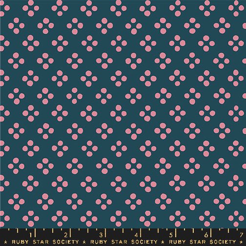 Geometry Galaxy RS5172 13 Ruby Star1 - Boho Fabrics - Quilting Cotton, Woven