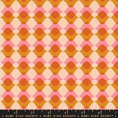 Geometry Sorbet RS5171 11 Ruby Star1 - Boho Fabrics - Quilting Cotton, Woven