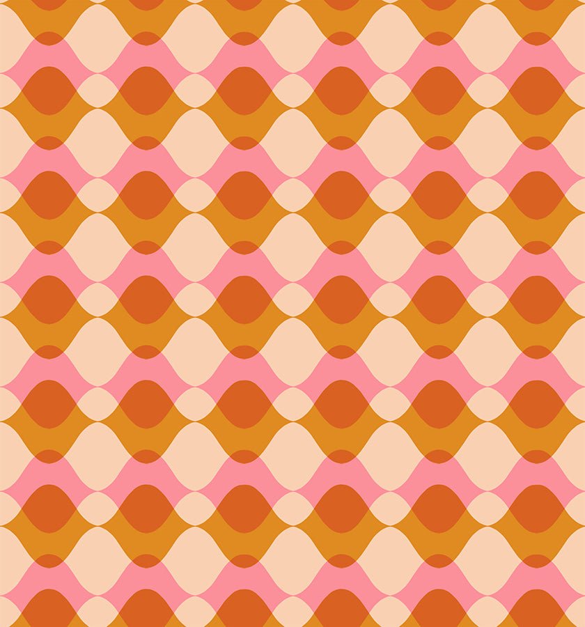 Geometry Sorbet RS5171 11 Ruby Star1 - Boho Fabrics - Quilting Cotton, Woven