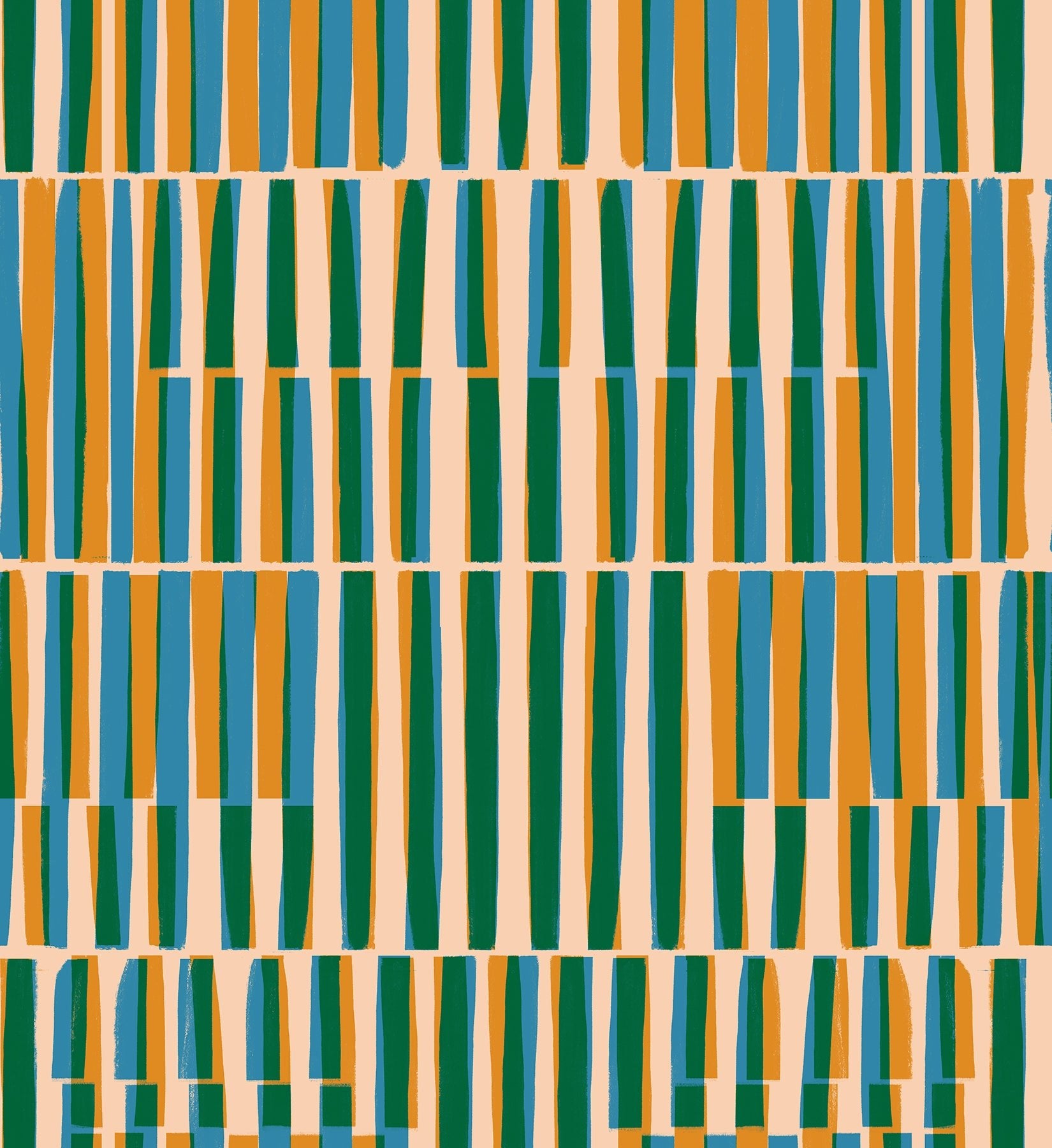 Geometry Turmeric RS5170 12 Ruby Star1 - Boho Fabrics - Quilting Cotton, Woven