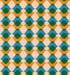 Geometry Turmeric RS5171 12 Ruby Star1 - Boho Fabrics - Quilting Cotton, Woven