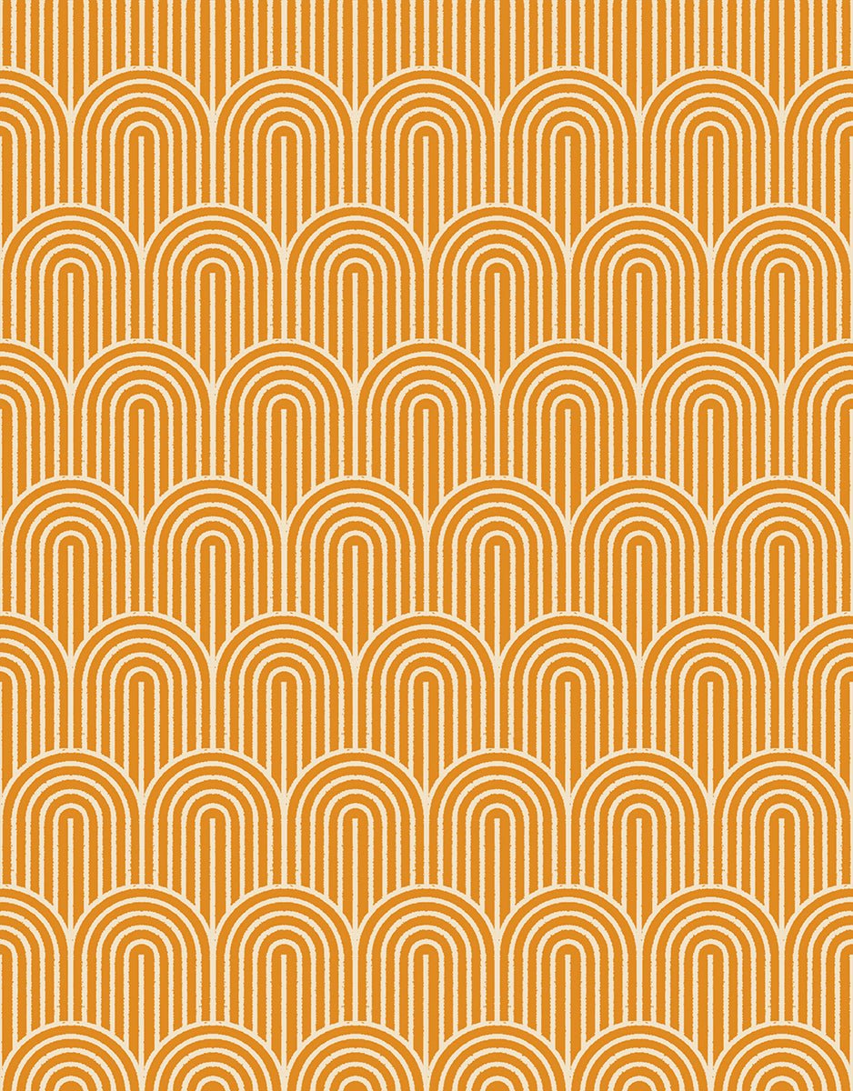 Geometry Turmeric RS5174 11 Ruby Star1 - Boho Fabrics - Quilting Cotton, Woven