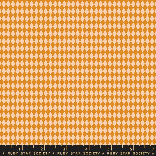 Geometry Turmeric RS5176 12 Ruby Star1 - Boho Fabrics - Quilting Cotton, Woven