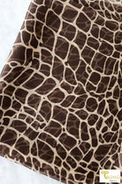 Giraffe Print Silk Chiffon Woven. SILK-129 - Boho Fabrics