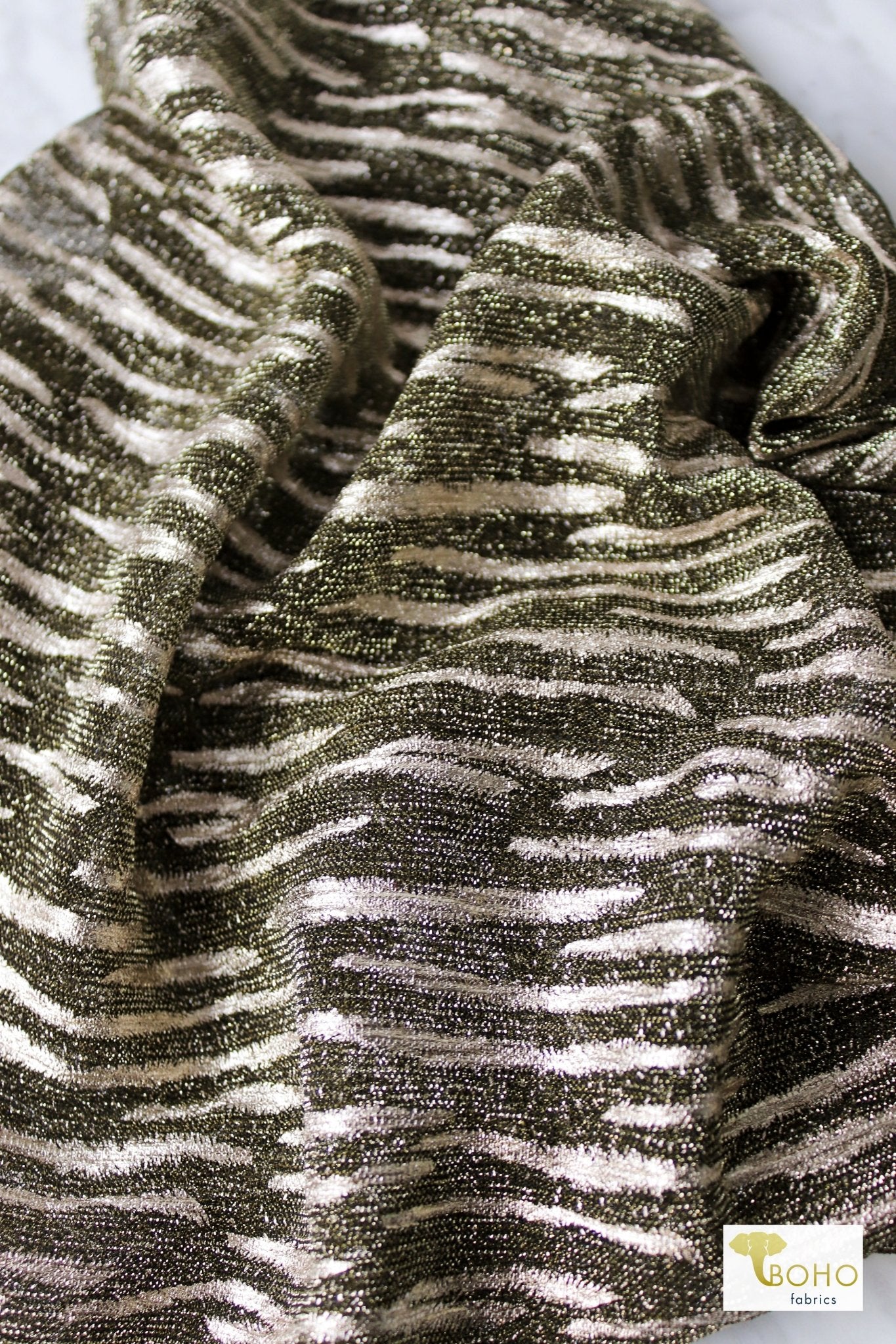 Gold Elegance, Special Occasion / Lurex Fabric - Boho Fabrics