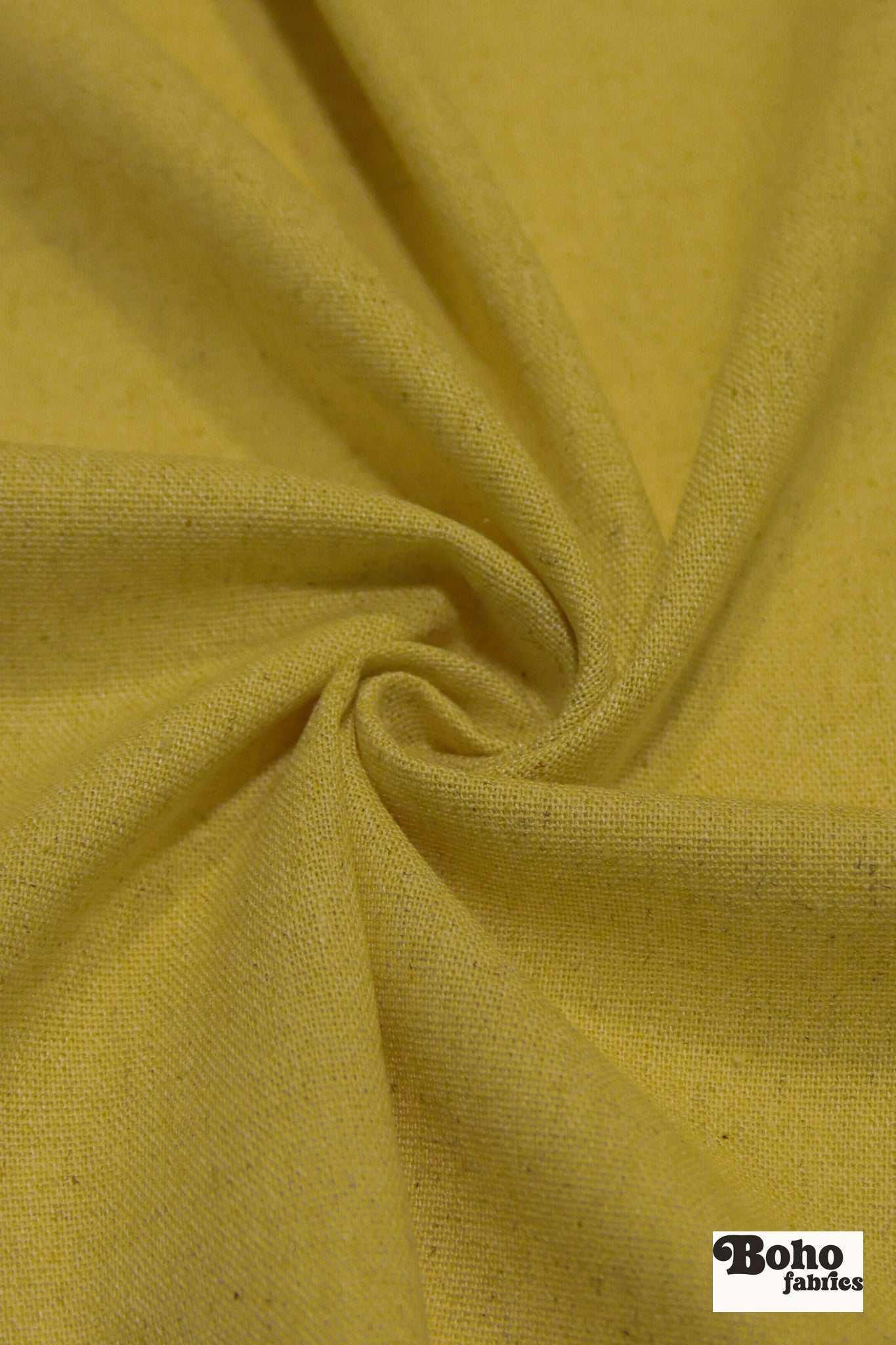 Gold Linen Woven Fabric - Boho Fabrics - Linen, Woven