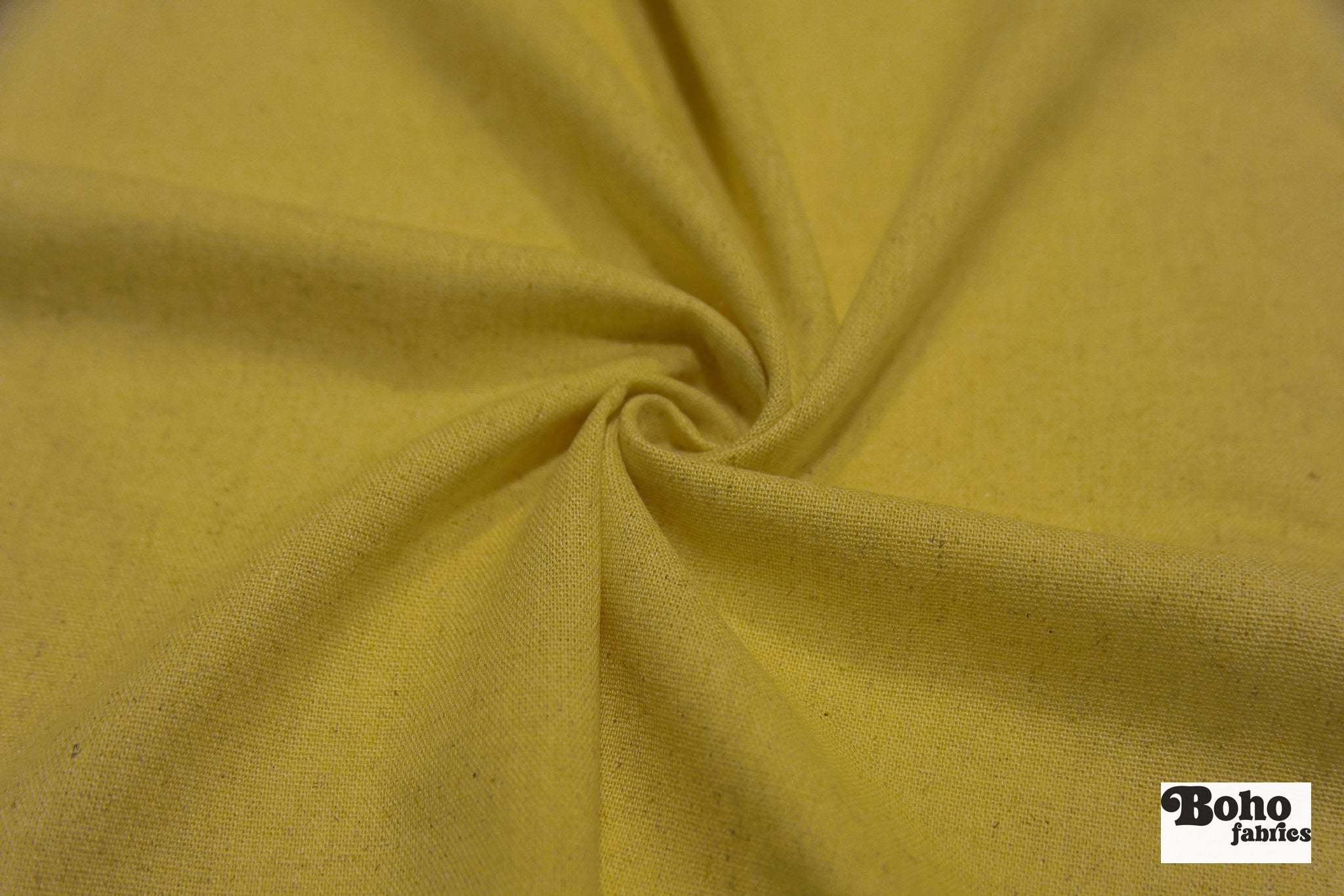 Gold Linen Woven Fabric - Boho Fabrics - Linen, Woven