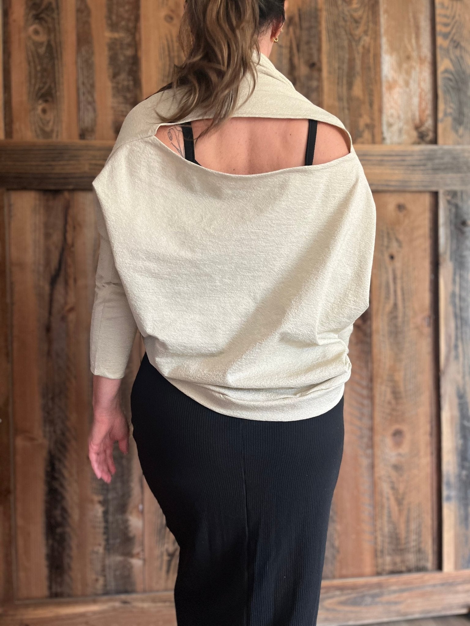 Gold Lurex Knit Fabric - Boho Fabrics - Special Occasion Fabric