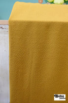 Gold, Polartec Power Air. Insulating Performance Knit Fabric - Boho Fabrics - Performance Fabrics