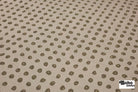 Gold & Silver Organic Dots Jacquard Woven Fabric - Boho Fabrics - Jacquard, Woven